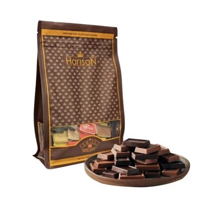 HARISON Assorted Premium Napolitains 17.63 oz (500g) – Gourmet Swiss Chocolate Squares – Individually Wrapped – Made in Switzerland