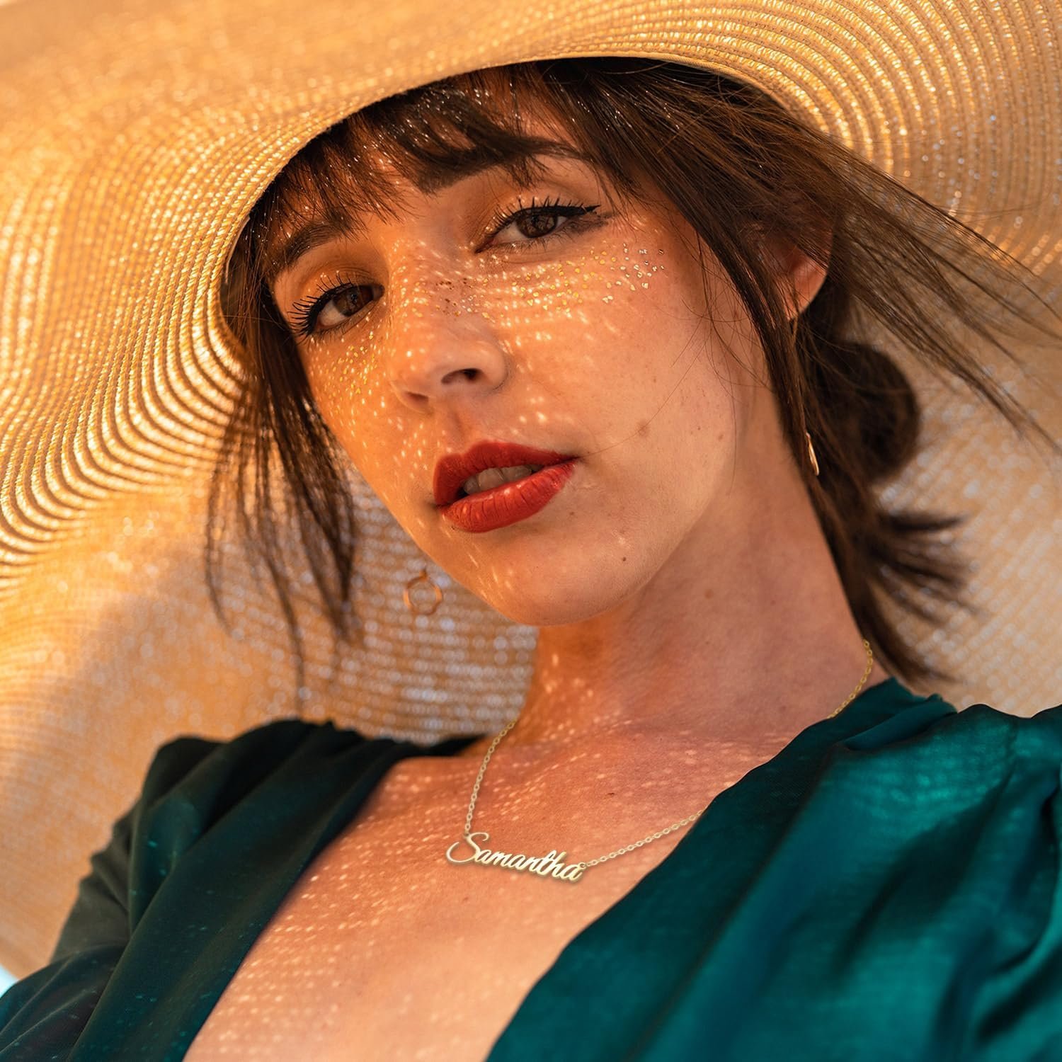 TinyName Custom Name Necklace Personalized 18K Gold Plated Nameplate Customized Jewelry Gift for Women - Image 2