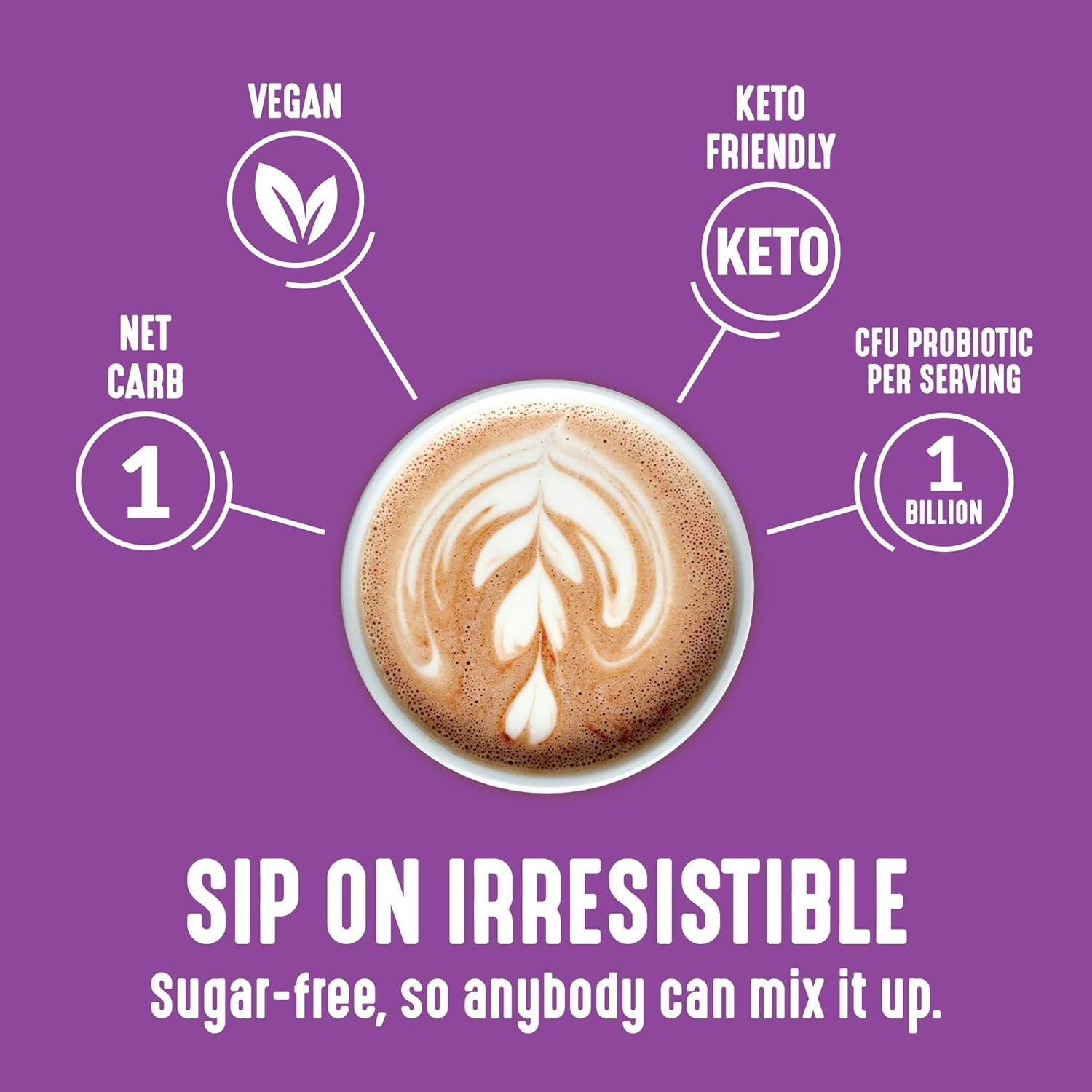 Lakanto Sugar Free Drinking Chocolate - Cold or Hot Cocoa Powder Mix, Shelf Stable Probiotics, Monk Fruit Sweetener, Keto Diet Friendly, Vegan, Dutch Cocoa, Gourmet Taste (Original - 10 oz) - Image 3