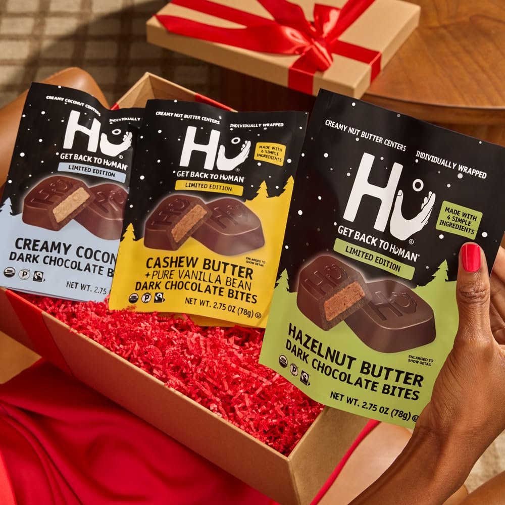 HU KITCHEN Cashew Butter Pure Vanilla Bean Dark Chocolate Bites, 2.75 OZ - Image 12