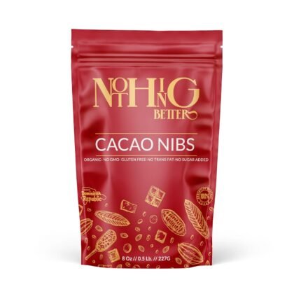 Premium Cacao Nibs sourced from the Dominican Republic (8 oz / 0.5 lb)