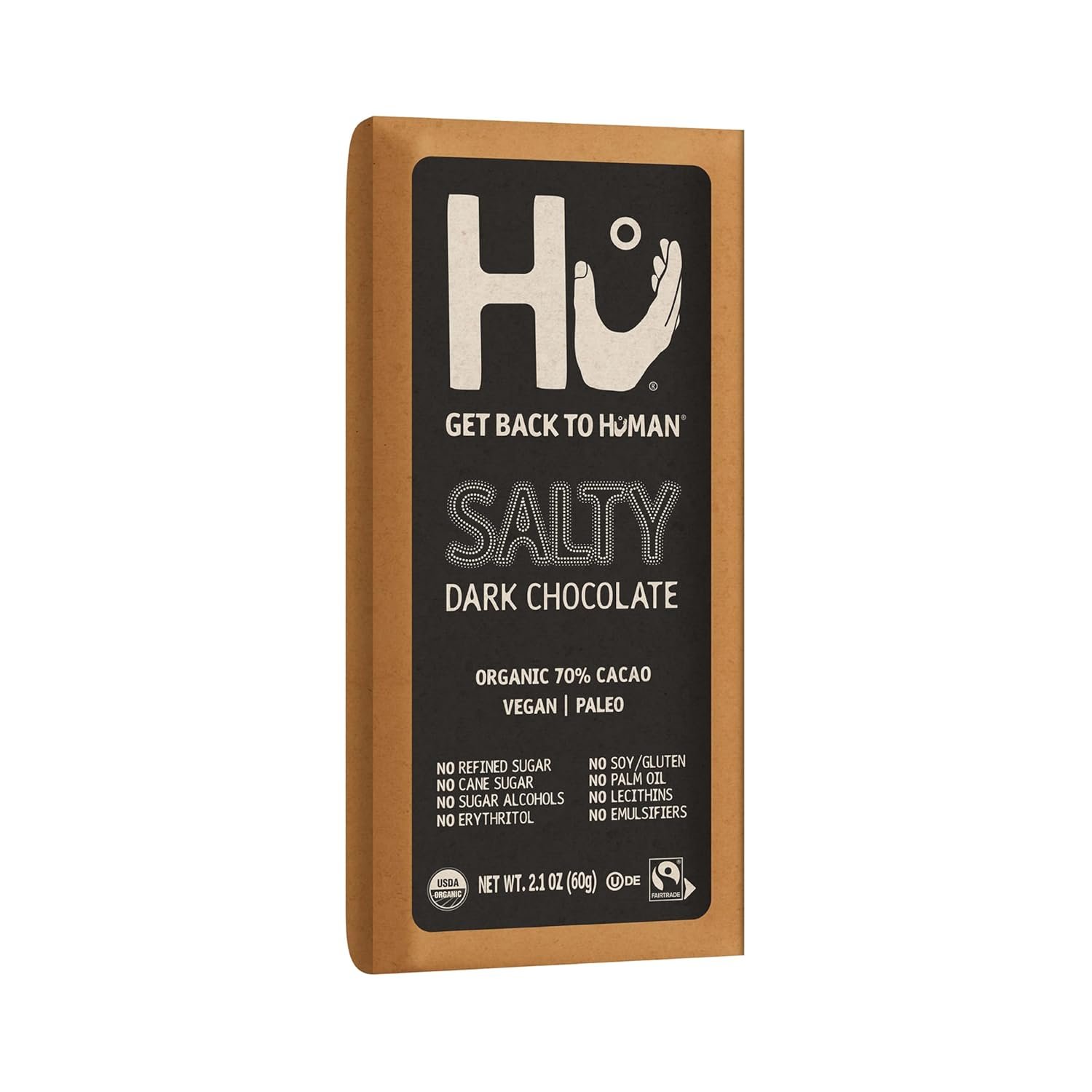 Hu Salty Dark Chocolate Bar, 2.1 Ounce Bar, 1 Count - Image 9