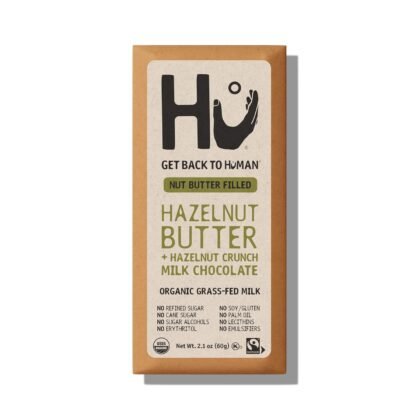 Hu Kitchen Organic Hazelnut Butter Crunch Milk Chocolate Bar, 2.1 Ounce