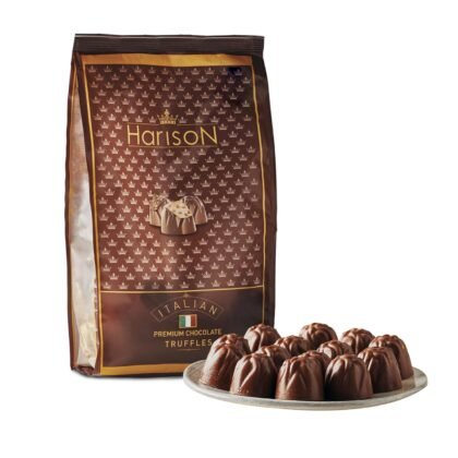 Harison Italian Chocolate Truffles | 700g (24.69 oz) | Gourmet Italian Truffle Chocolates with Hazelnut & Milk Cream | Harison Premium Chocolate | Delicious Chocolate Gift from Italy