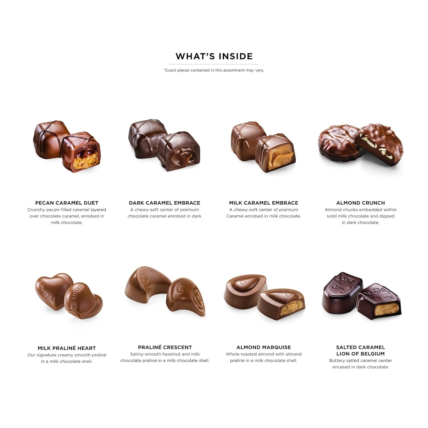 Godiva Chocolatier Gourmet Chocolate Gift Box – 18-Piece Assorted Chocolates for Birthday, Anniversary, Congratulations,– Assorted Chocolate Candy Assortment with Praline, Caramel, Ganache - Image 2