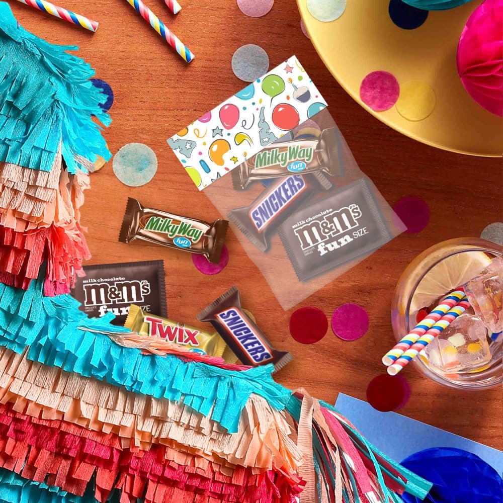 Mars Snickers, M&M'S Milk Chocolate, Milky Way & Twix Fun Size Chocolate Candy Variety Pack, 75 Ct Bulk Bag (2.73 Pounds) - Image 6