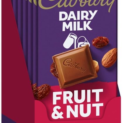 CADBURY DAIRY MILK Fruit & Nut Milk Chocolate Candy Bars, 3.5 oz (14 Count)