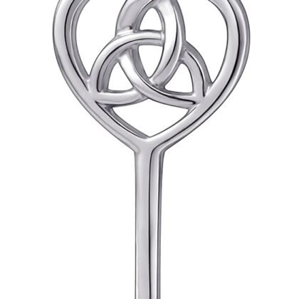 Yearace Witches Knot Necklace 925 Sterling Silver Good Luck Irish Celtic Knot Pendant Necklace for Women Witchy Jewelry Gift