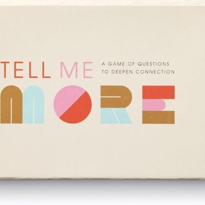 Tell Me More: A Conversation Starter Game of Questions to Deepen Connection