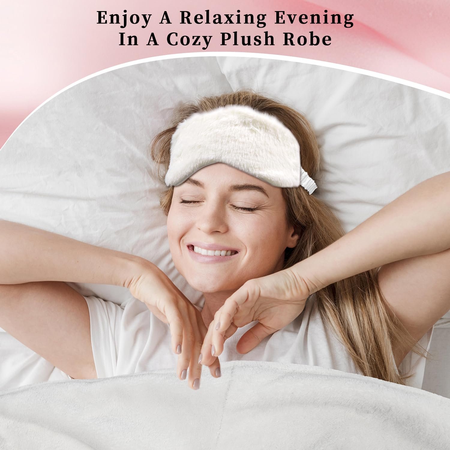 Birthday Gifts for Women, Bathrobe Set, Spa Robe and Slippers set with Scented Candle Self Care 7 Pack for Christmas Thanksgiven Valentine's Day Gift Unique for Her - Image 6