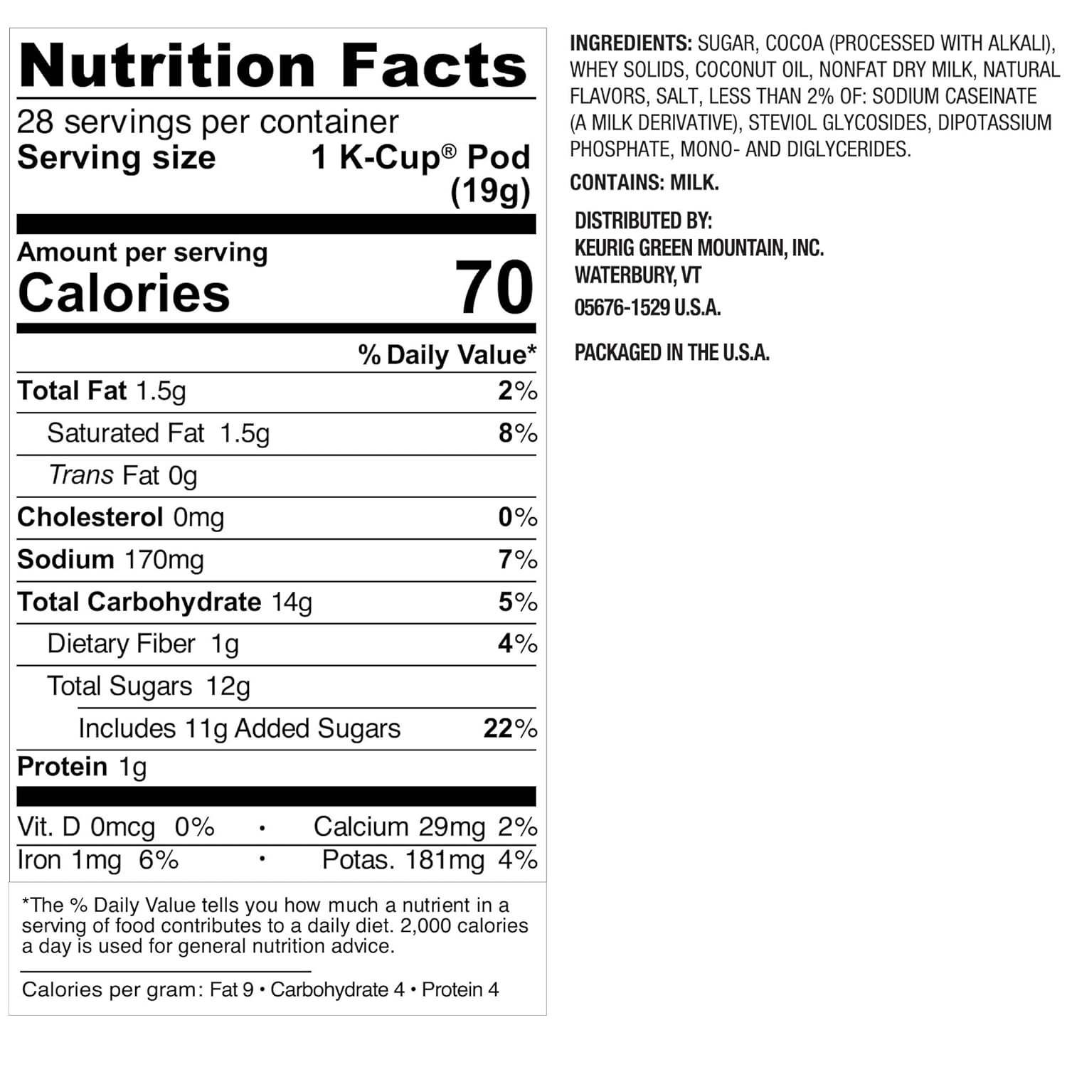 Swiss Miss Milk Chocolate Hot Cocoa Keurig Single-Serve K Cup Pods, 28 Count - Image 2