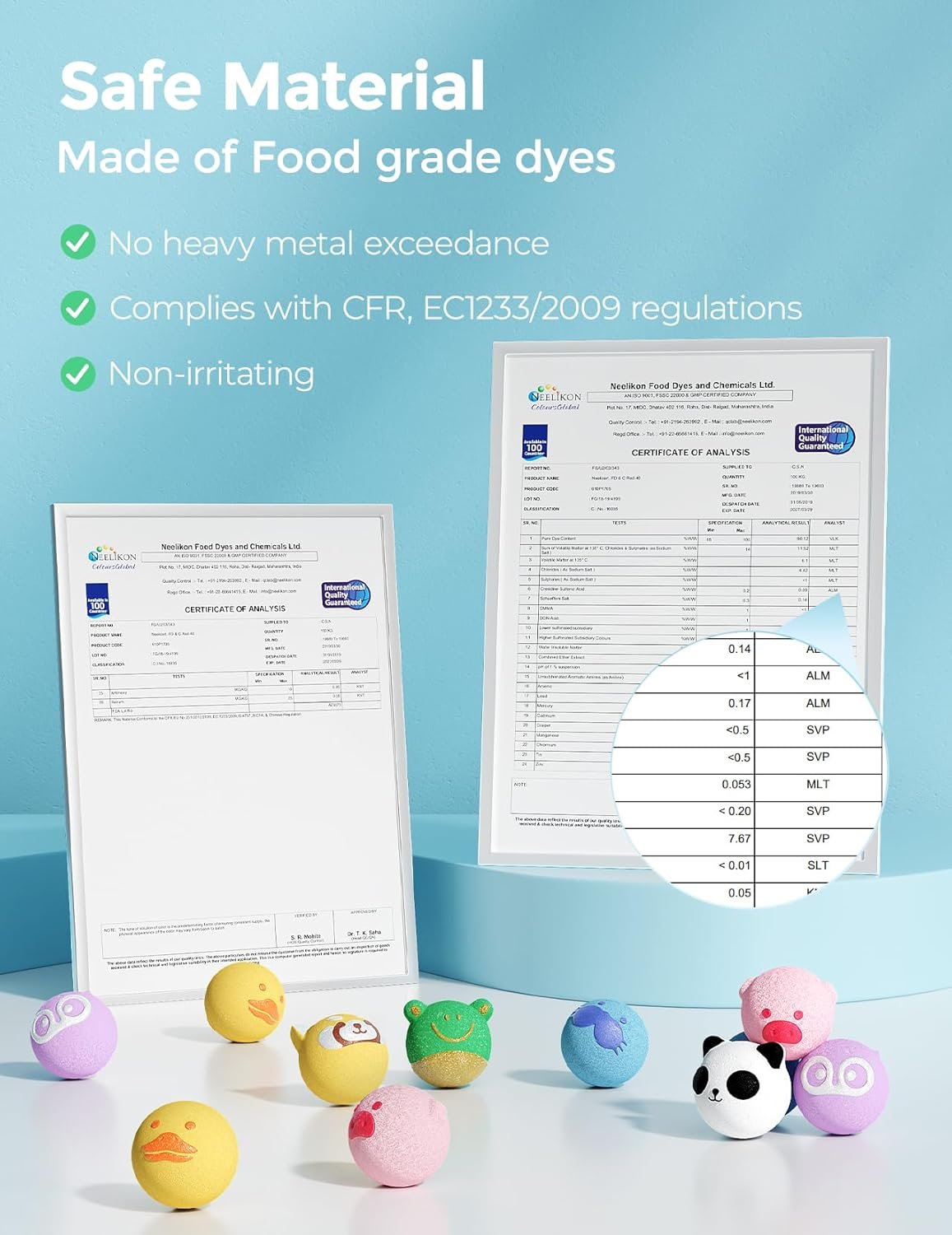 Momcozy 14-Pack Animal Bath Bombs with Essential Oil, Ideal Christmas Gift for Happy Educational & Fun Bath Time, Bath Bombs Kit with 7 Cute Animal Shapes, Ideal Gifts for Kids Girls Boys Toddler - Image 5