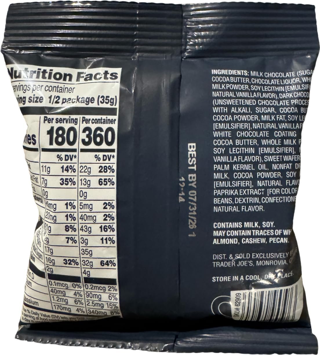 Trader Joe's Coffee Lover's Chocolate-Covered Espresso Beans (Pack of 5) - Image 4