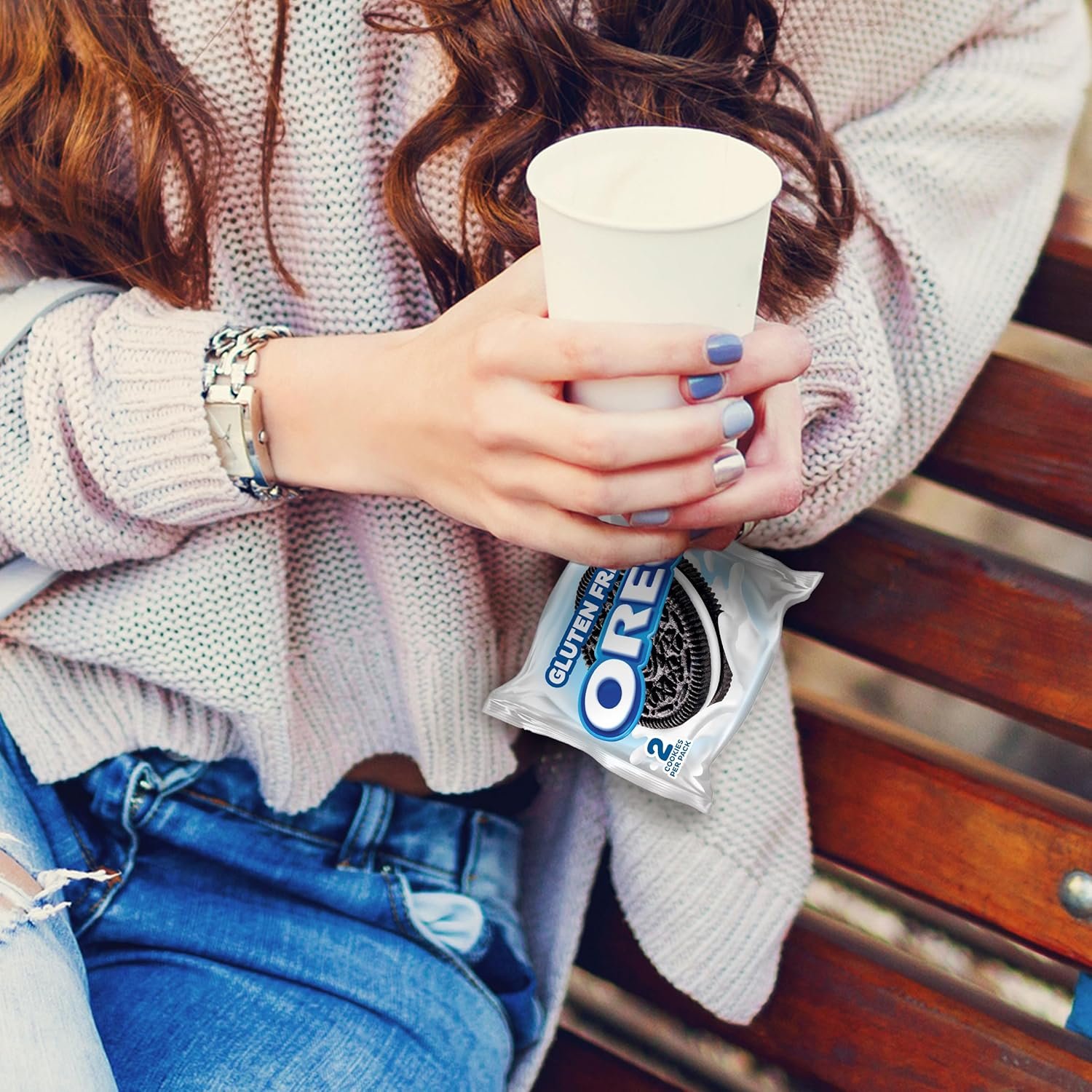OREO Chocolate Sandwich Cookies & Chips AHOY! Chocolate Chip Cookies Gluten Free Cookies Variety Pack, 20 Snack Packs - Image 8