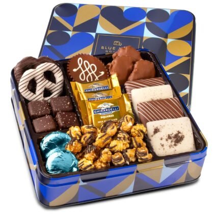 Gourmet Chocolate Assortment – Chocolate Box Gift Set for Corporate Gifting, Thank You Gifts & Special Occasions by Blue Bow Gourmet