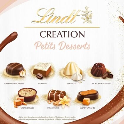 Lindt Creation Dessert, Assorted Chocolate Gift Box, 41 Pieces