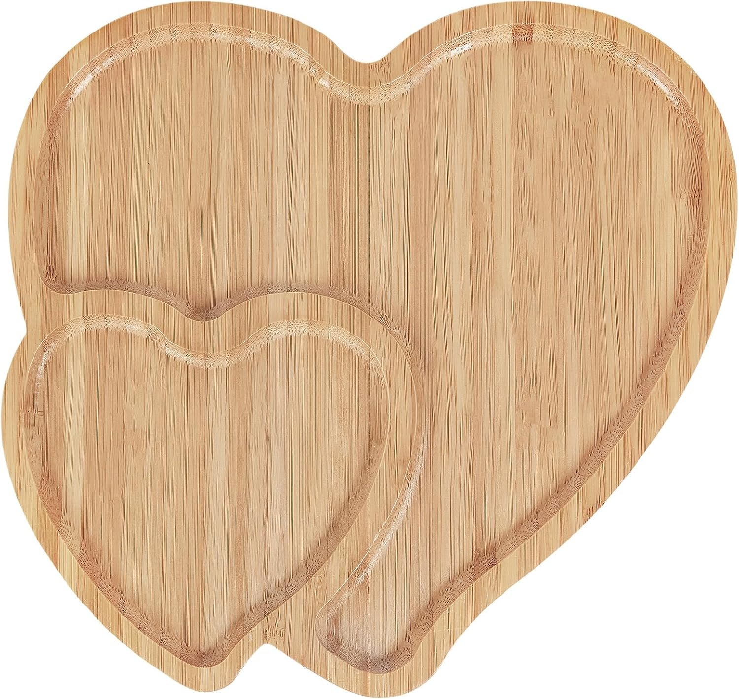 Heart Shaped Charcuterie Board, Heart Cutting Board Serving Platter Valentines Cheese Tray for Valentine's Day Decor Kitchen Accessories 10.63" L x 10.63" W