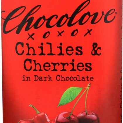 Chocolove Dark Chilies & Cherry Bar 3.2 Oz