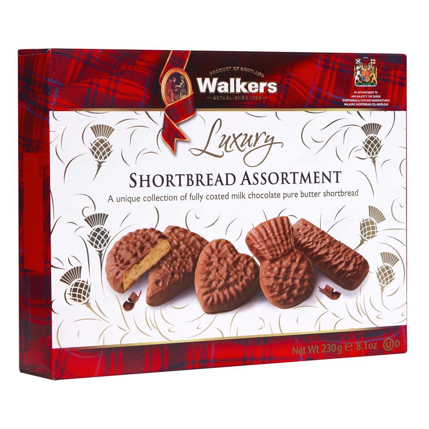 Walker's Shortbread Assorted Chocolate Shortbread, Luxury Holiday Treat, 8.1 Oz Box - Image 3