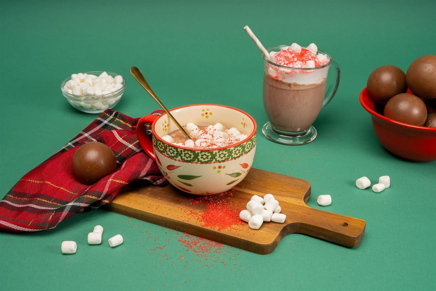 Dunkin' Hot Chocolate BOMB Gift Set, 3 Flavors: Original, Mint, Dunkaccino, 3.7 oz, Cocoa Stocking Stuffer - Image 7