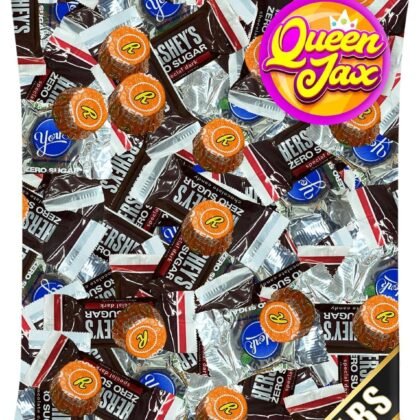 Zero Sugar Chocolate Assorted - Bulk Candy - 2 Pound Bag - Sugar Free - Miniature Cups - Peppermint Patties - Special Dark