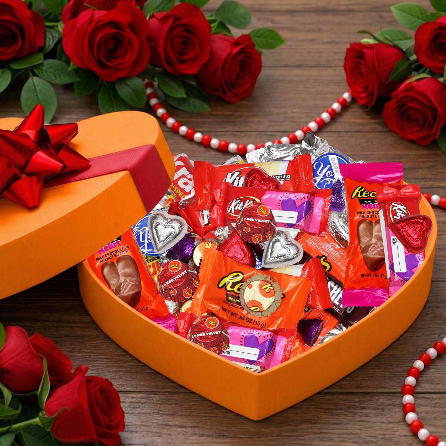Bulk Valentine’s Day Chocolate Candy Individually Wrapped - 1.5 Pound Assorted Chocolate Candy Variety Pack for Classroom Parties, Gift Bags, Candy Exchanges & Treats - Image 5