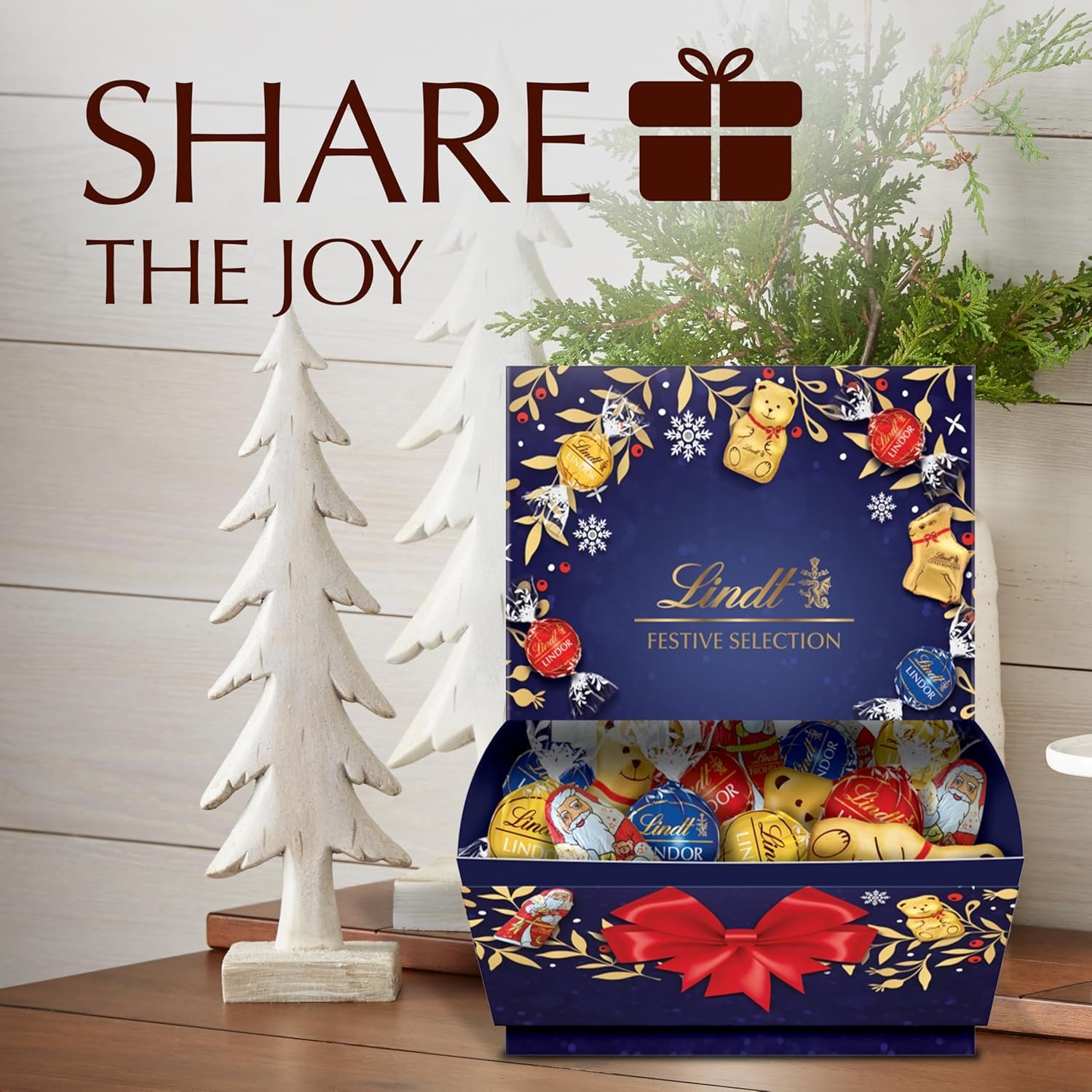 Lindt Festive Selection Assorted Chocolate Candy, 24.3 ounce Box - Image 5