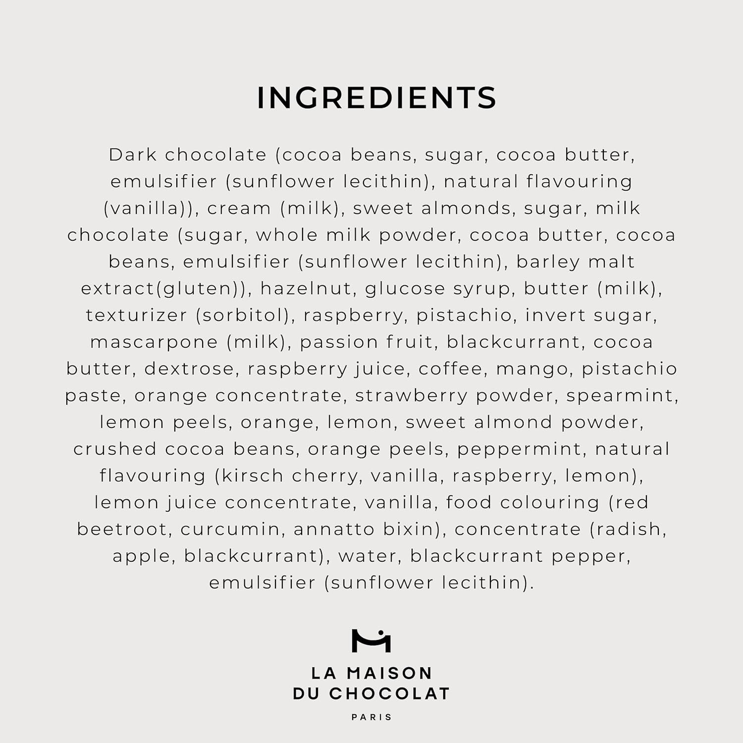 LA MAISON DU CHOCOLAT Coffret Maison Dark, Gourmet Dark French Chocolate Gift Box (40 Pieces) - Image 2