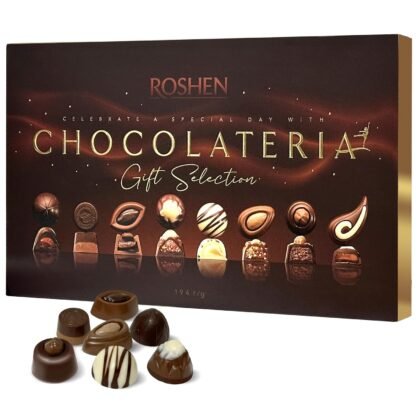 Roshen Assortment "Chocolateria" Candy Gift Box (194gr/6.84oz)