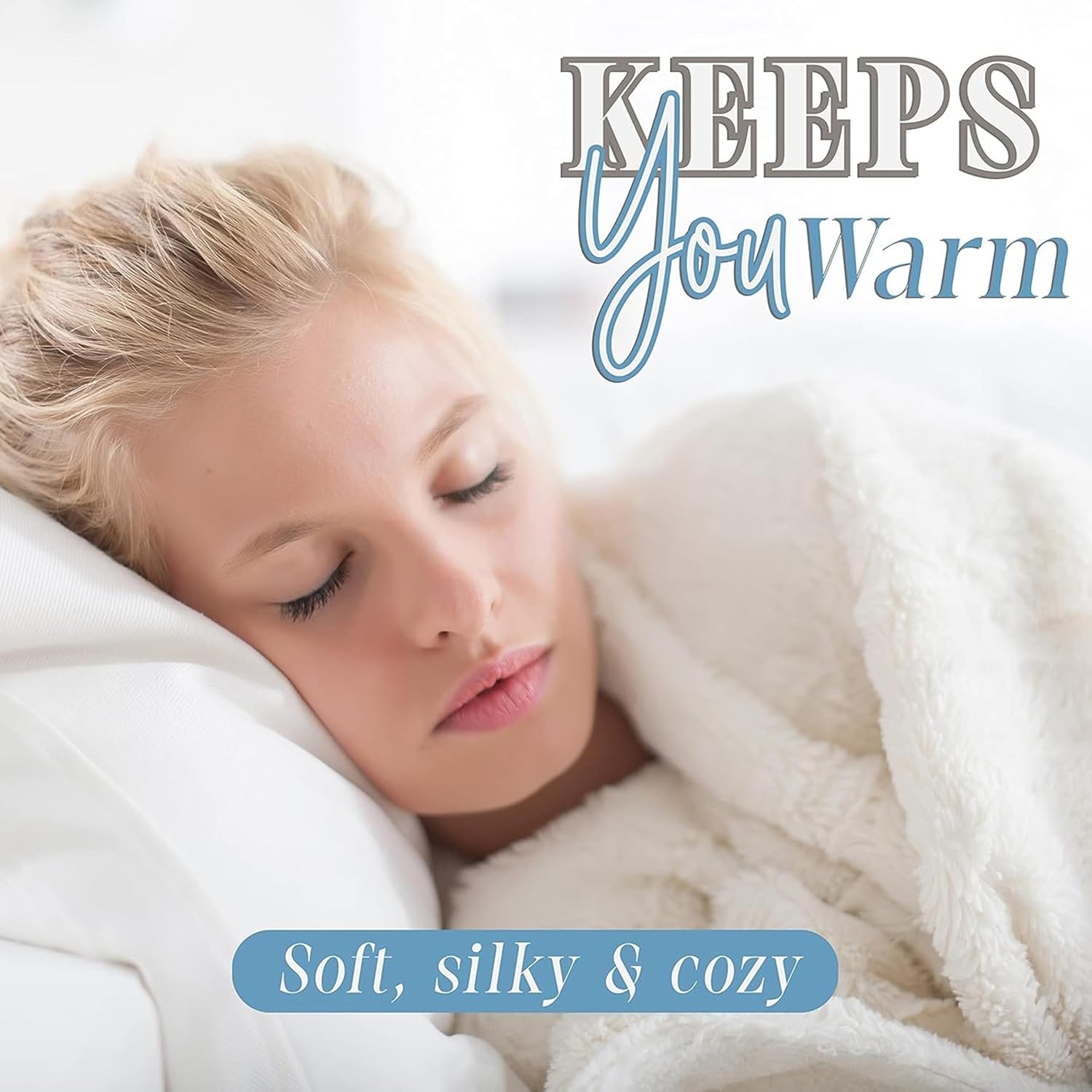 Elegant Comfort Valentine's Day Sherpa Fleece Throw Blanket for Couch - Soft and Warm Sherpa Backing Reversible Purple Hearts Blanket Decor Gifts for Her, 50 x 60 inches, Mia - Image 6