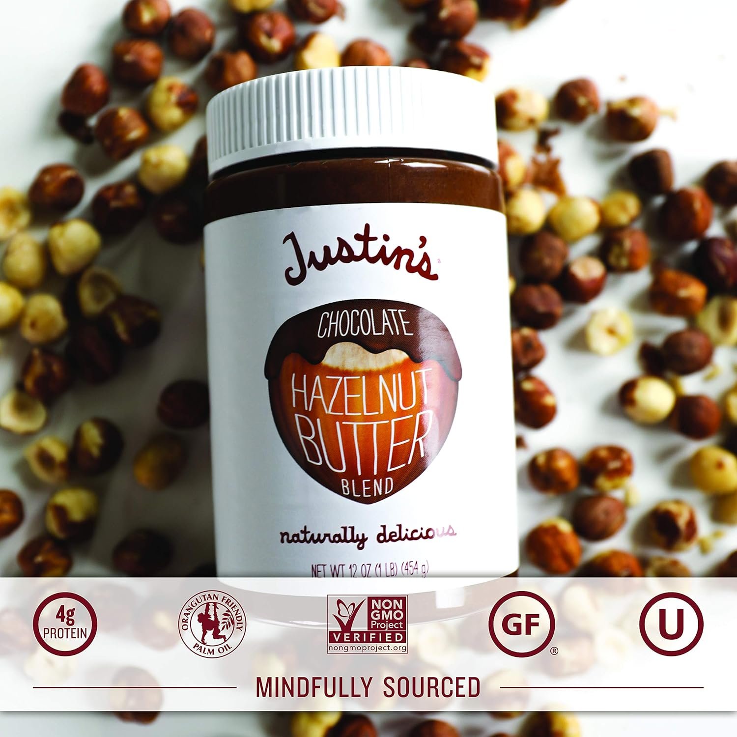 Justin's, Hazelnut Almond Butter Chocolate, 16 Ounce - Image 4