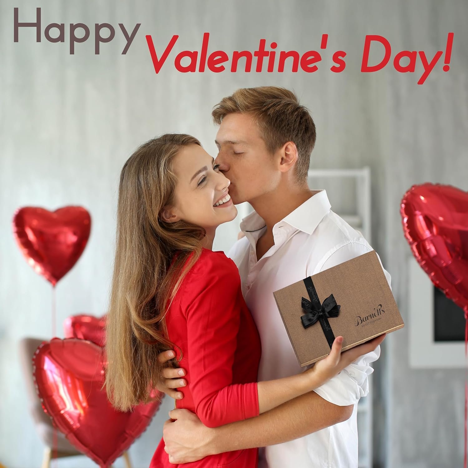 Barnetts Valentines Day Chocolate 24 Biscotti Gift Baskets Valentine, Gourmet Cookie Gifts Box for Him and Her Food Basket Delivery, Candy Basket Ideas for Wife, Husband, Women, Men, Girlfriend, Boyfriend, - Image 3