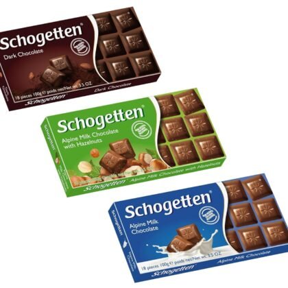 Schogetten German Assorted Chocolates, Variety Pack (Bundle of 3 chocolates)