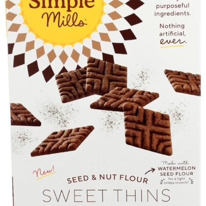 Simple Mills Sweet Thins Choco Brownie, 4.25 oz