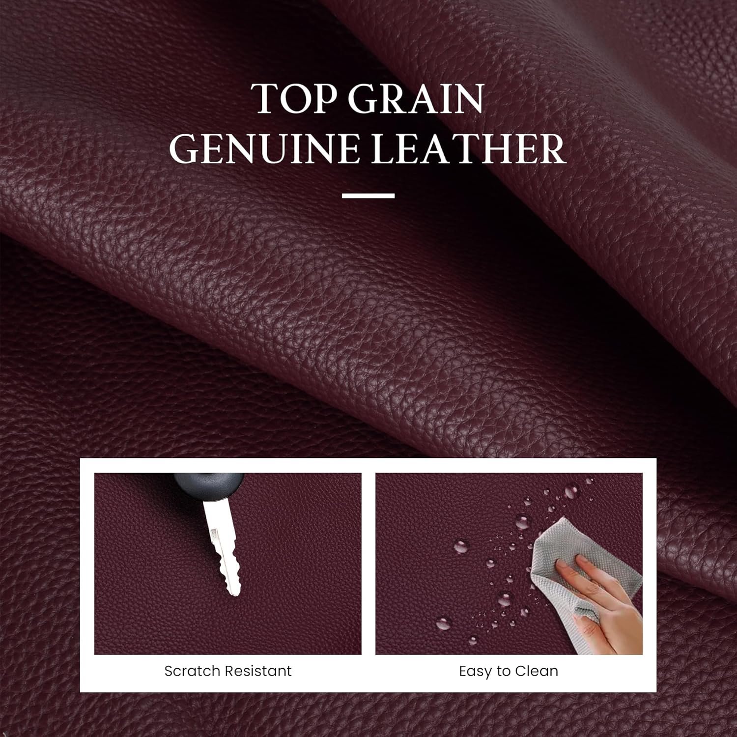 befen Genuine Leather Tote Bag for Women Work, Women's Tote Handbags Shoulder Satchel Purse with Compartments and Tassel - Image 4