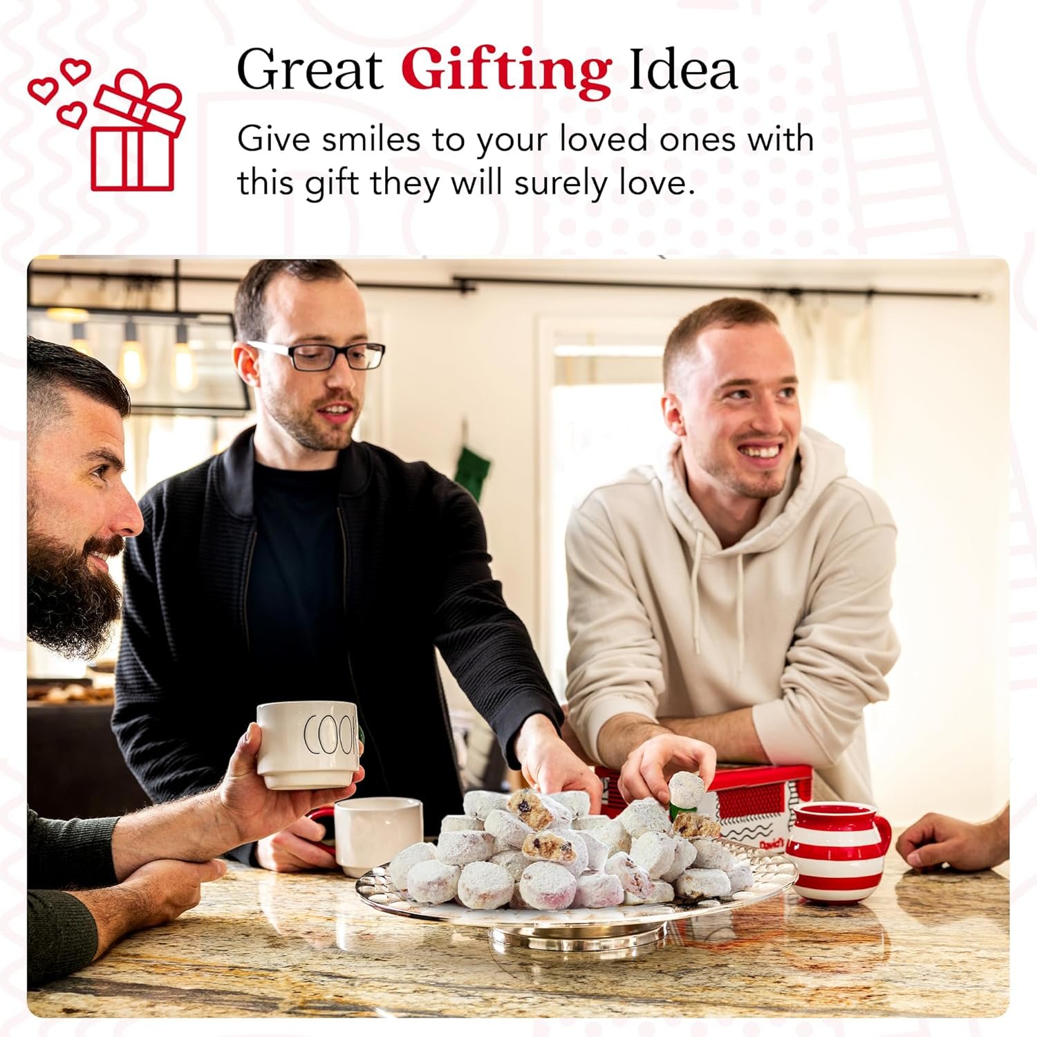 David's Cookies Butter Pecan Meltaways 907g - Image 6