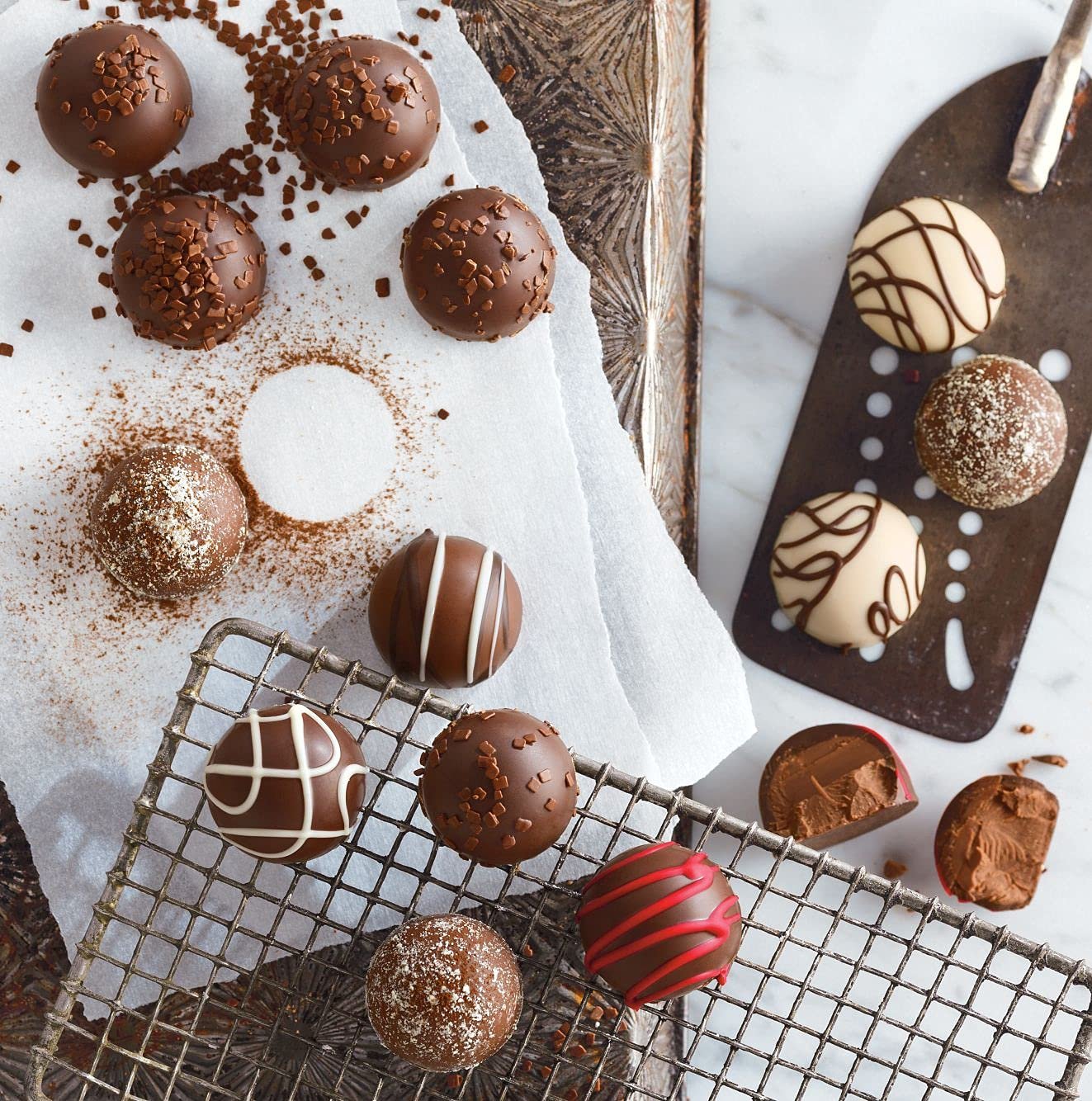 Harry & David Signature Chocolate Truffles Gift Box, 24 Assorted Truffles, 1 Pound Box - Image 3