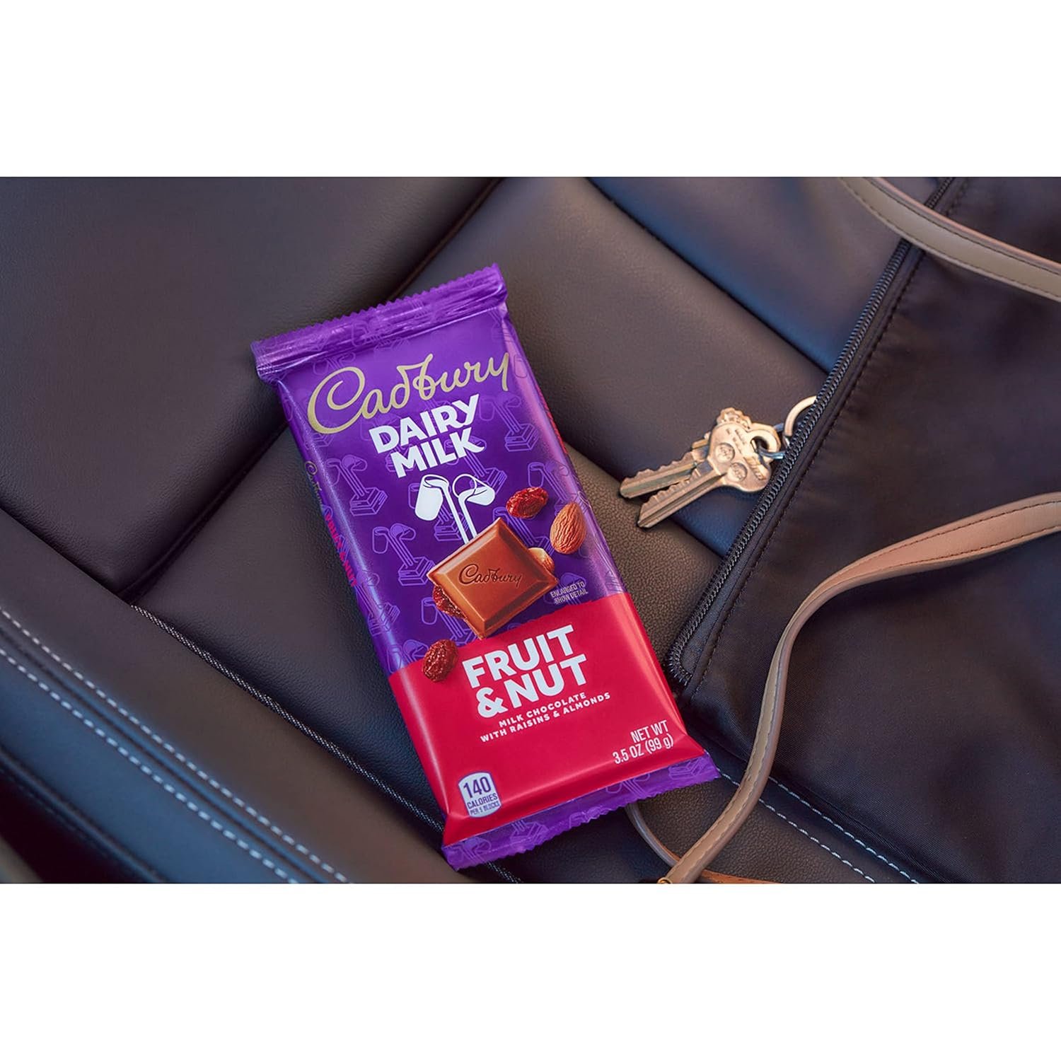 CADBURY DAIRY MILK Fruit & Nut Milk Chocolate Candy Bar, 3.5 oz - Image 5