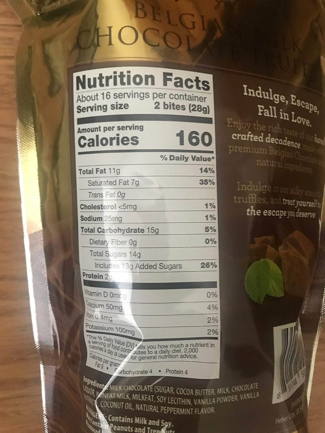 Mint Truffles - Utah Truffles Belgian Milk Mint Chocolate Truffles 16 oz bag - Image 5