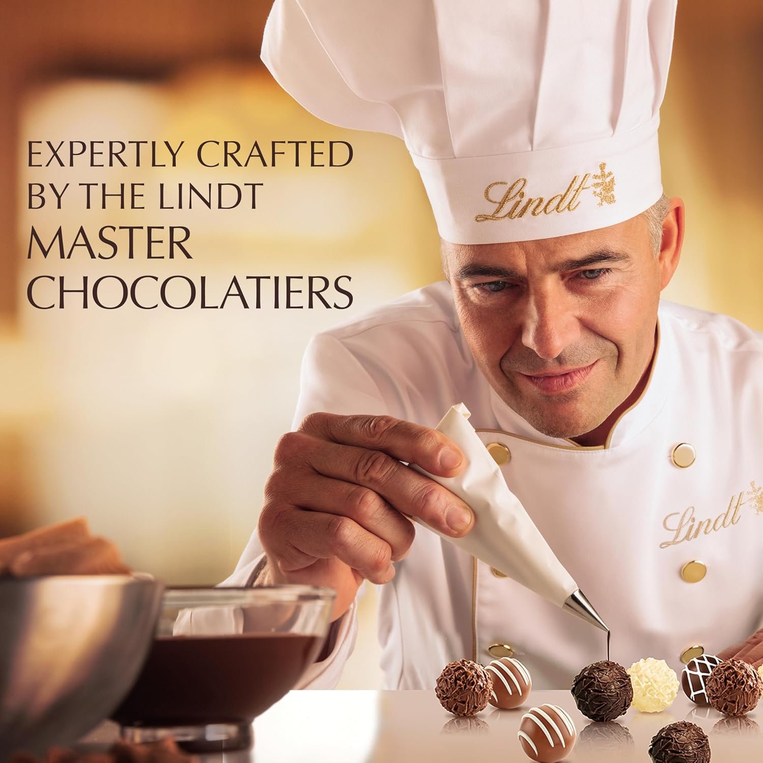 Lindt Valentine's Gourmet Truffles Assorted Chocolate Candy Heart, 10.6 oz. - Image 7