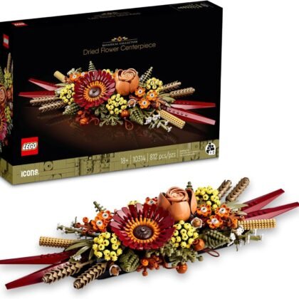 LEGO Icons Dried Flower Centerpiece Building Sets for Adults, Ages 18+ Years - Fall & Thanksgiving Decorations for Dinner Table or Mantel - 10314