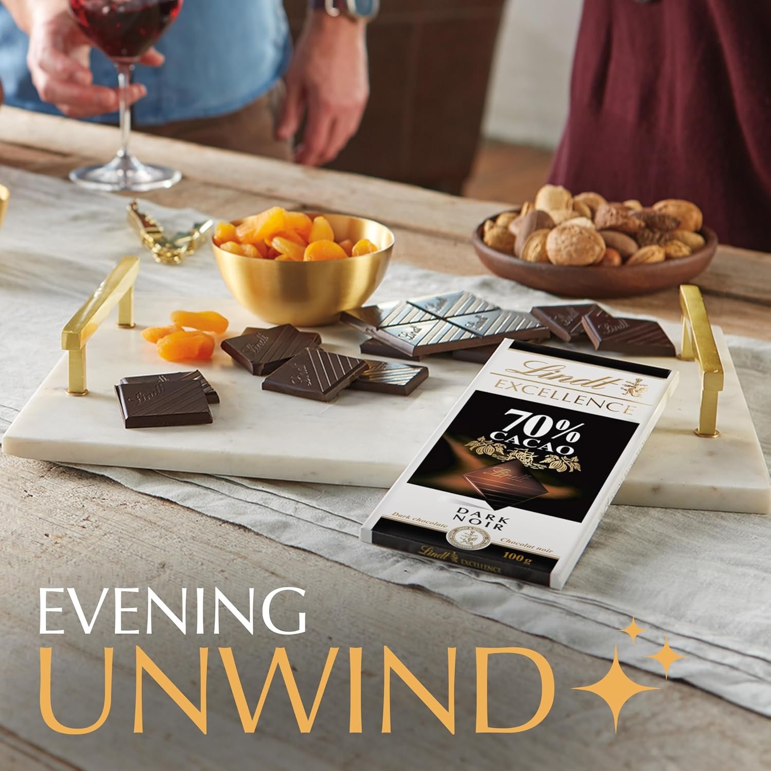 Lindt EXCELLENCE 70% Cocoa Dark Chocolate Bar, Dark Chocolate Candy, 3.5 oz. (12 Pack) - Image 7