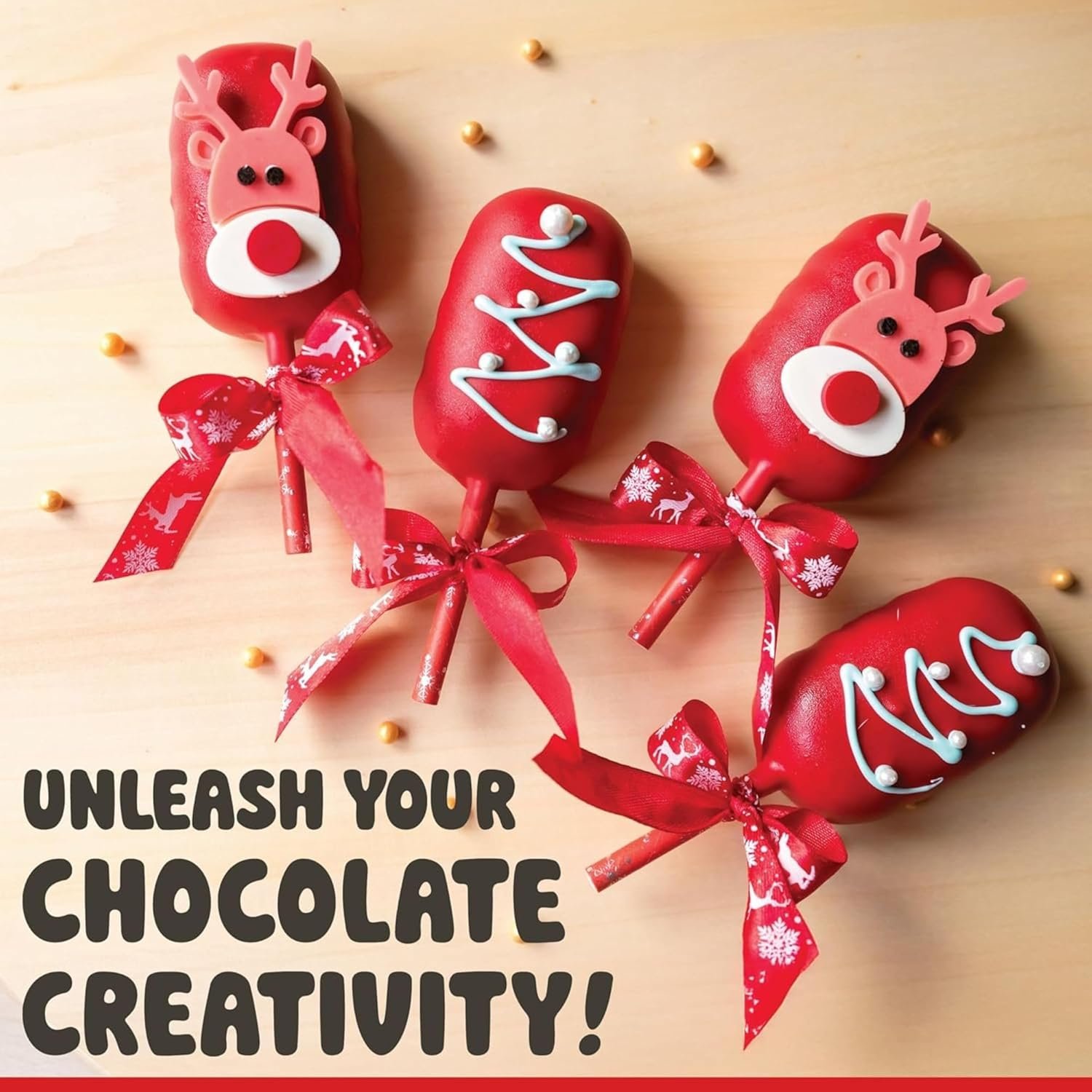 Chocolate Works Red Melting Chocolate Wafers, 1lb (Pack of 1) - Image 3