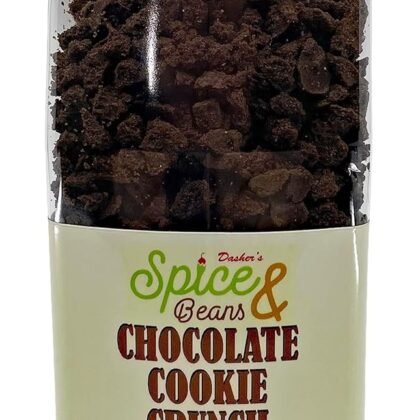 Chocolate Cookie Crunch | Ice Cream Topping & Dessert Decoration | by Dasher's Spice & Beans | 6.5 oz.