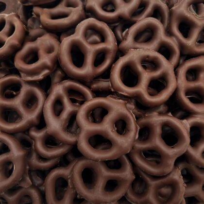Dark Chocolate Covered Pretzels, Salted Pretzels in Mildly Sweet Smooth Dark Chocolate, 14 Ounce Bag