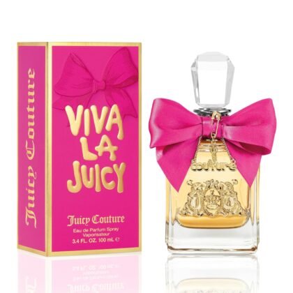 Juicy Couture Viva La Juicy Eau De Parfum, Women's Perfume with Notes of Mandarin, Gardenia & Caramel, Floral & Sweet, EDP Spray