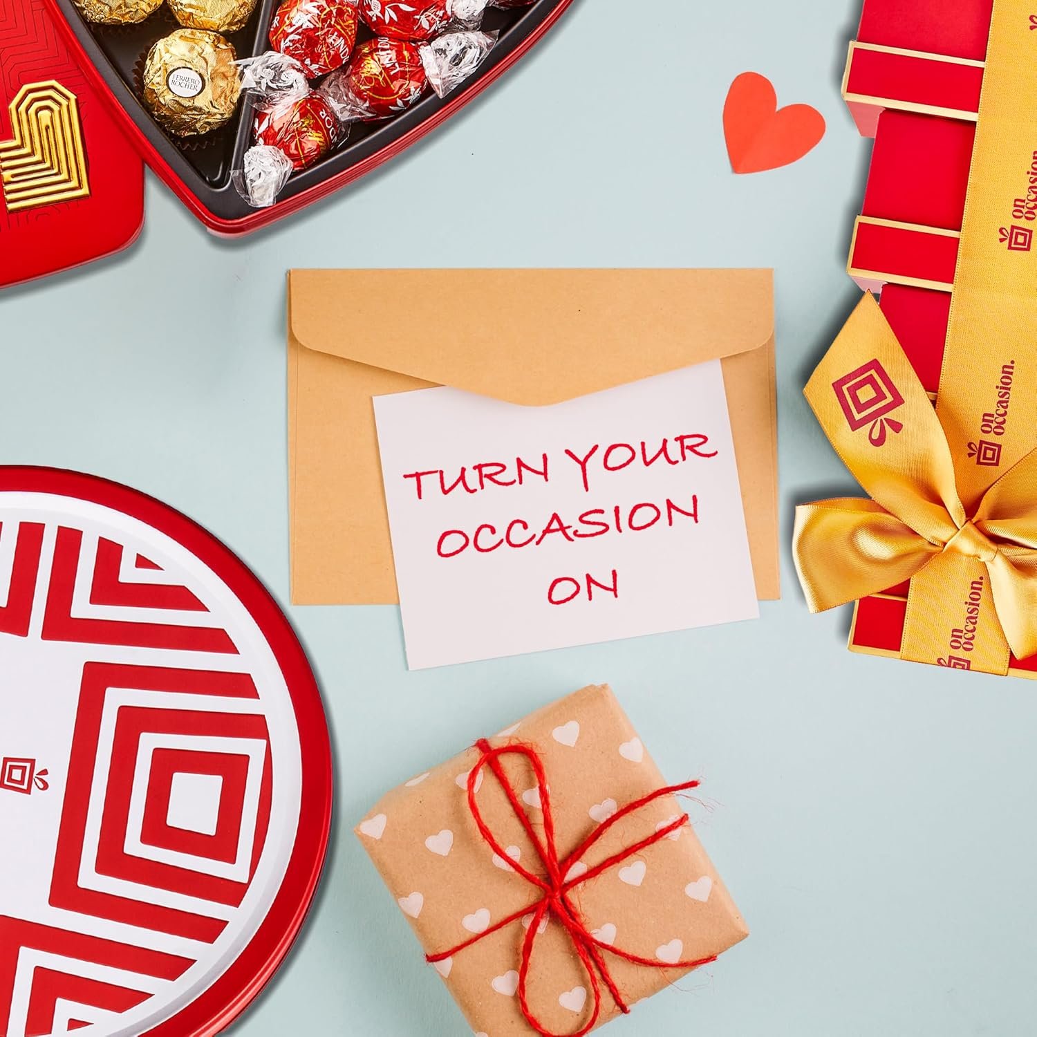 On Occasion Grand Gift Tower – 6-Tier Festive Deluxe Tower Gourmet Chocolate, Nuts & Candy Gift Basket– Heartwarming Gift for Birthday, Corporate, Family and Friends - Image 6