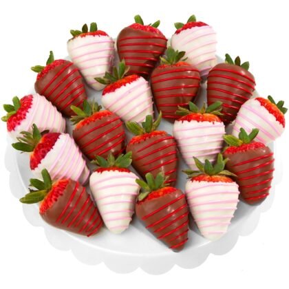 A Gift Inside Love Bites Dipped Strawberries - 18 Fun Size Berries