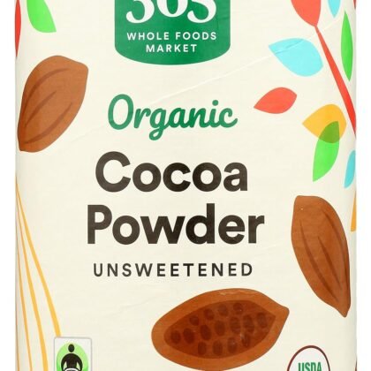 365 by Whole Foods Market, Organic Cocoa Powder, Unsweetened, 8 Ounce