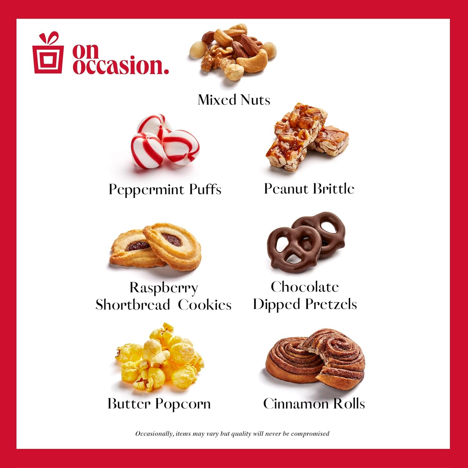 On Occasion Grand Gift Tower – 6-Tier Festive Deluxe Tower Gourmet Chocolate, Nuts & Candy Gift Basket– Heartwarming Gift for Birthday, Corporate, Family and Friends - Image 4